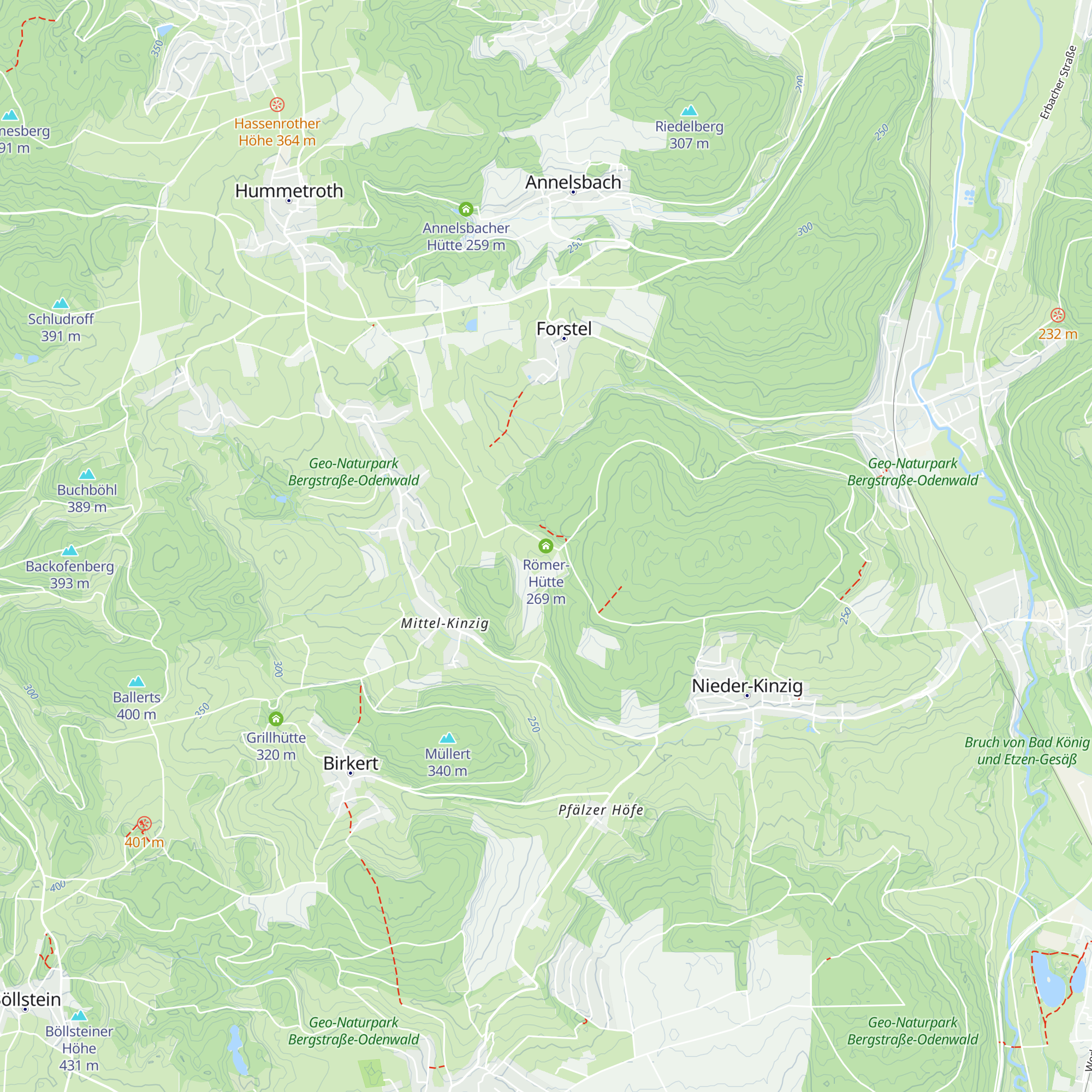Römer-Hütte map