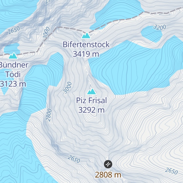 Map of Piz Frisal