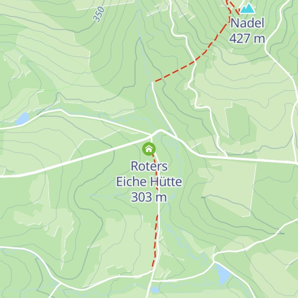 Map of Roters Eiche Hütte