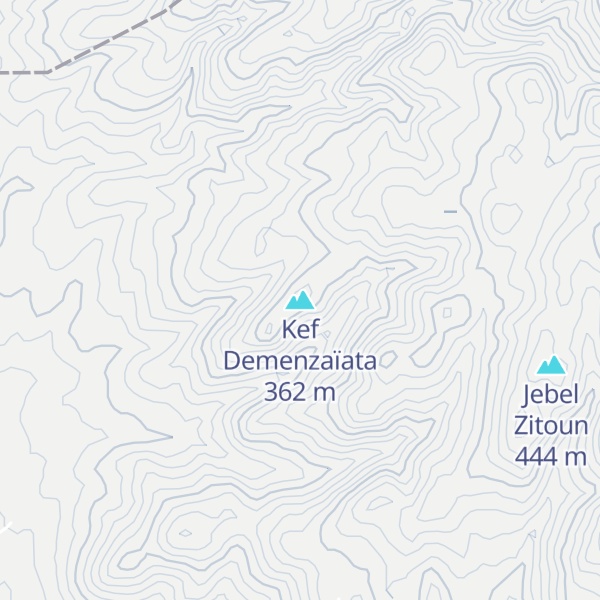 Map of Kef Demenzaïata