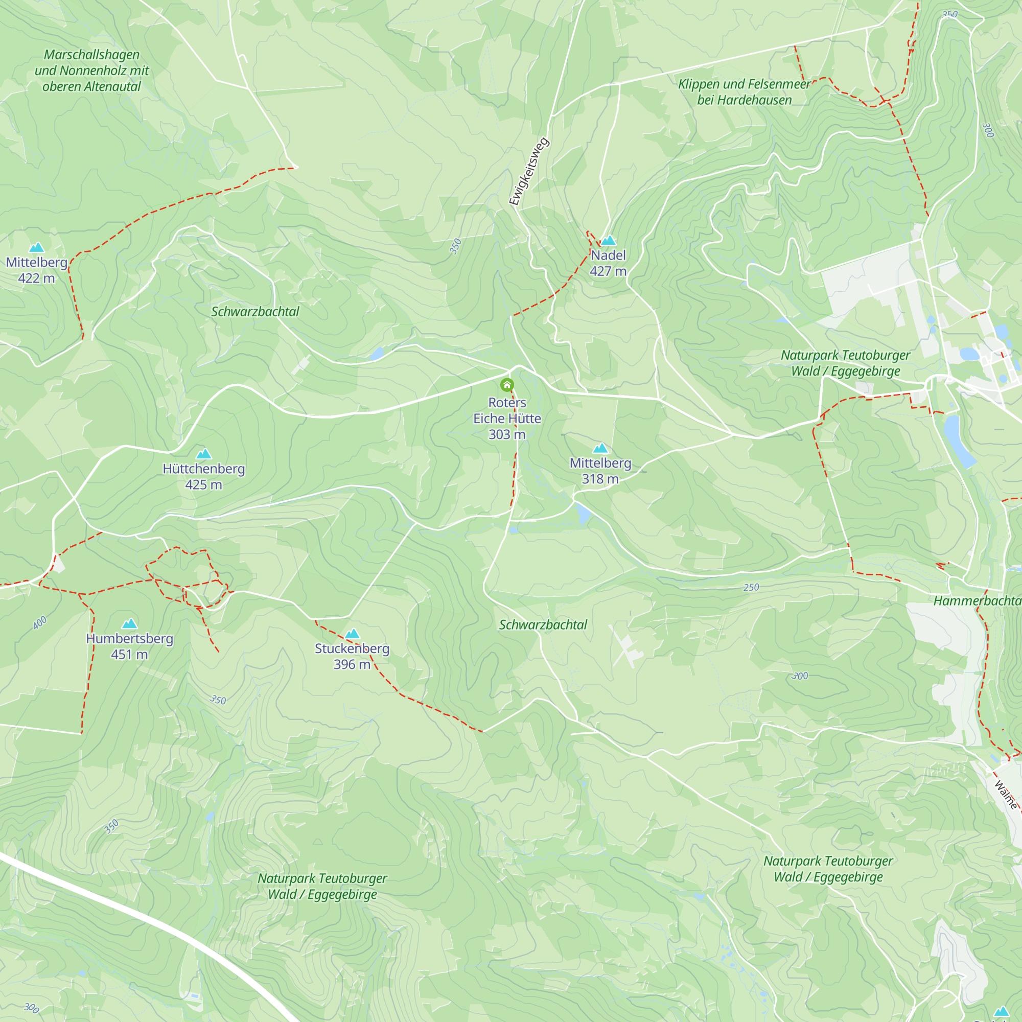 Mittelwald Hütte map