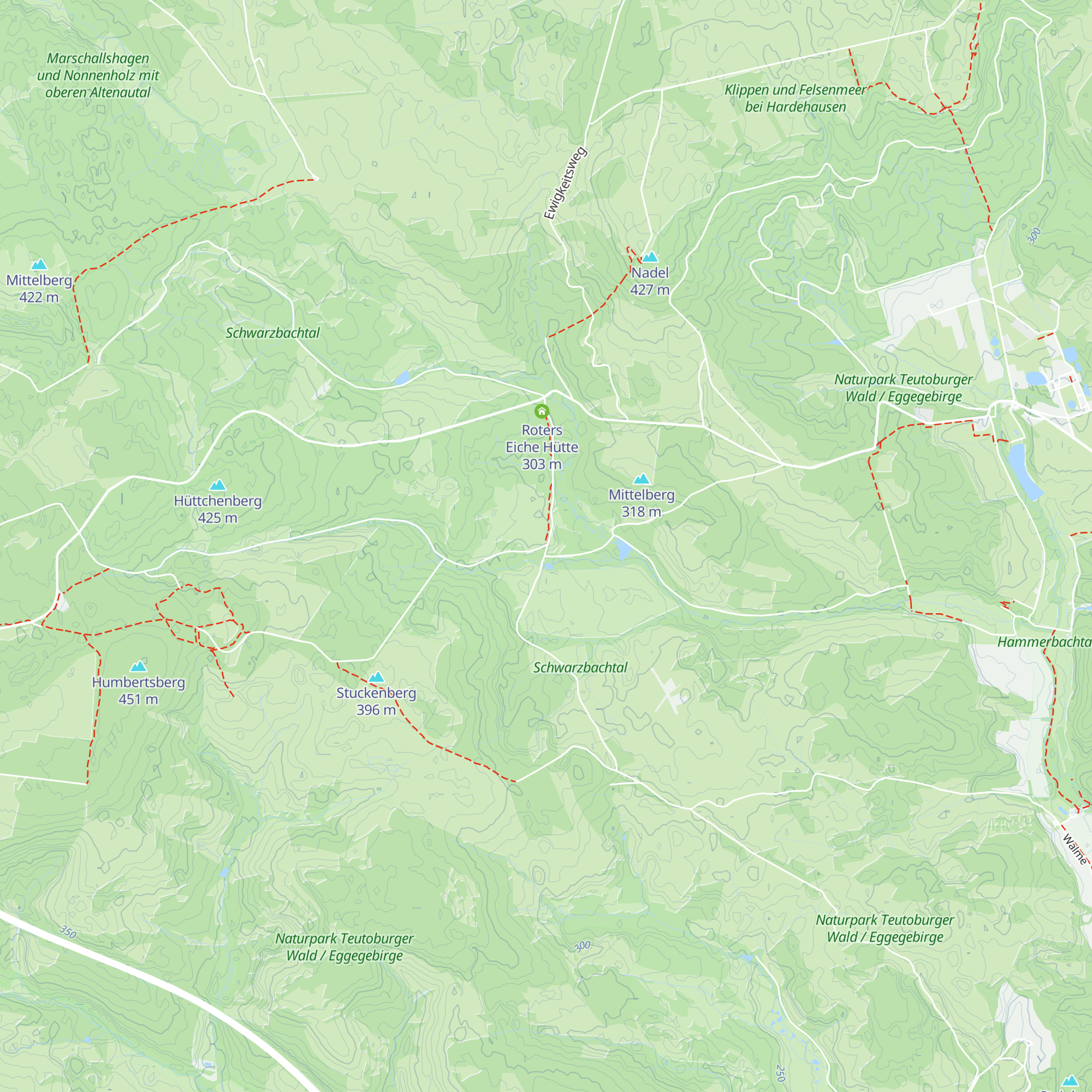 Mittelwald Hütte map