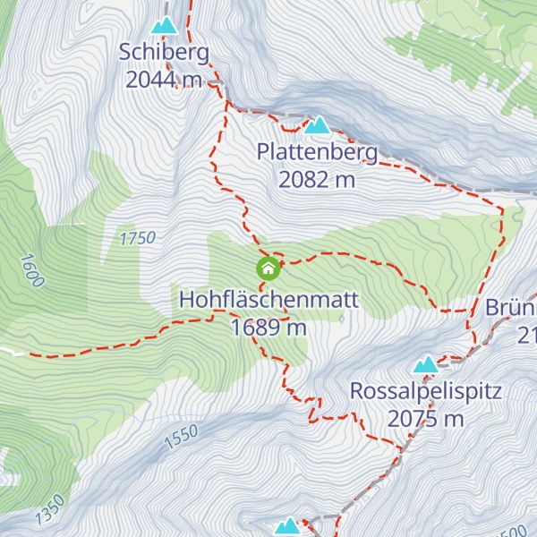 Map of Hohfläschenmatt