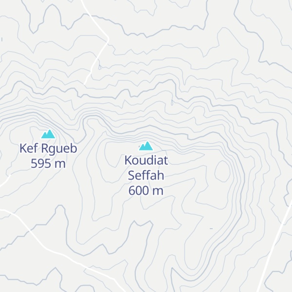 Map of Koudiat Seffah