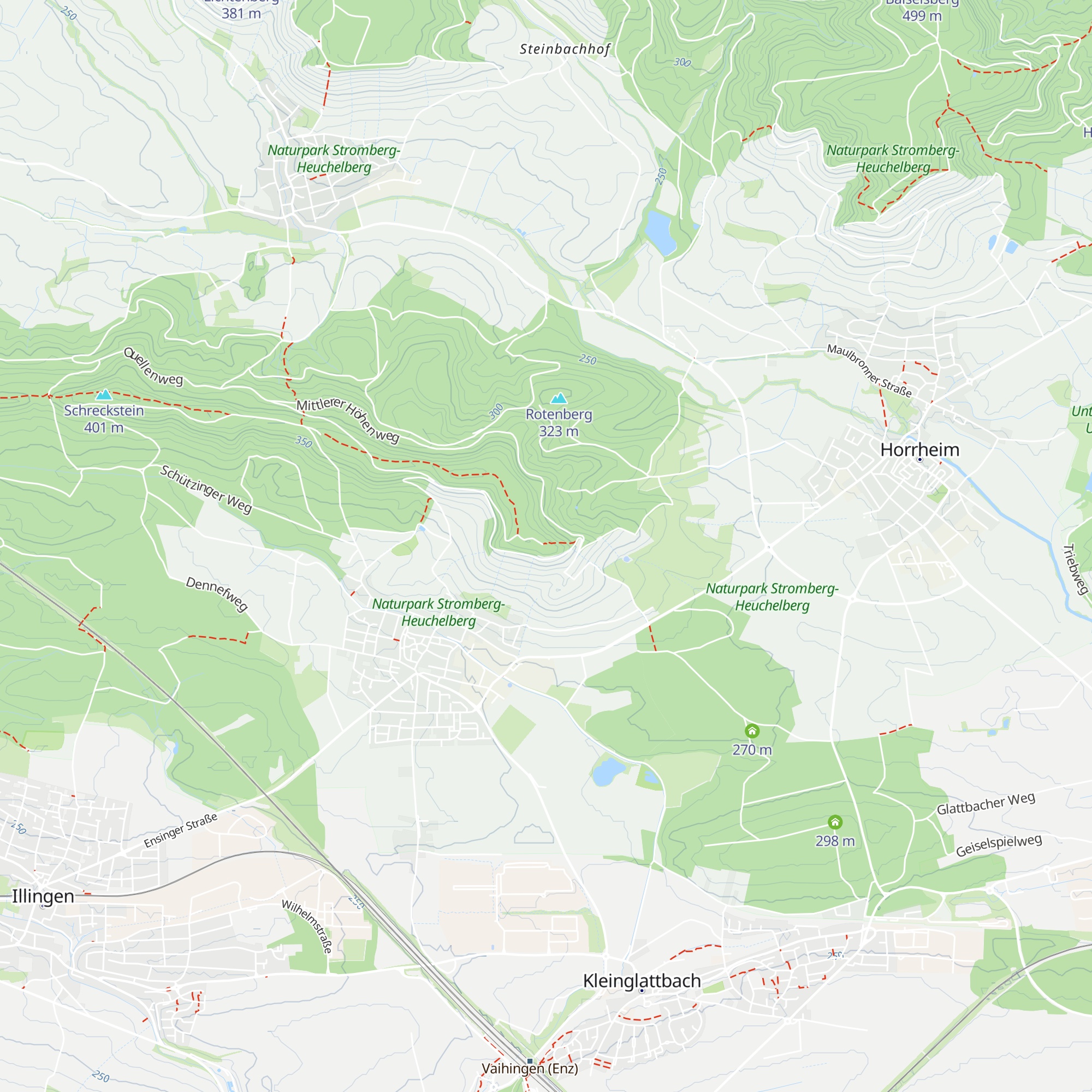Belreinhütte map