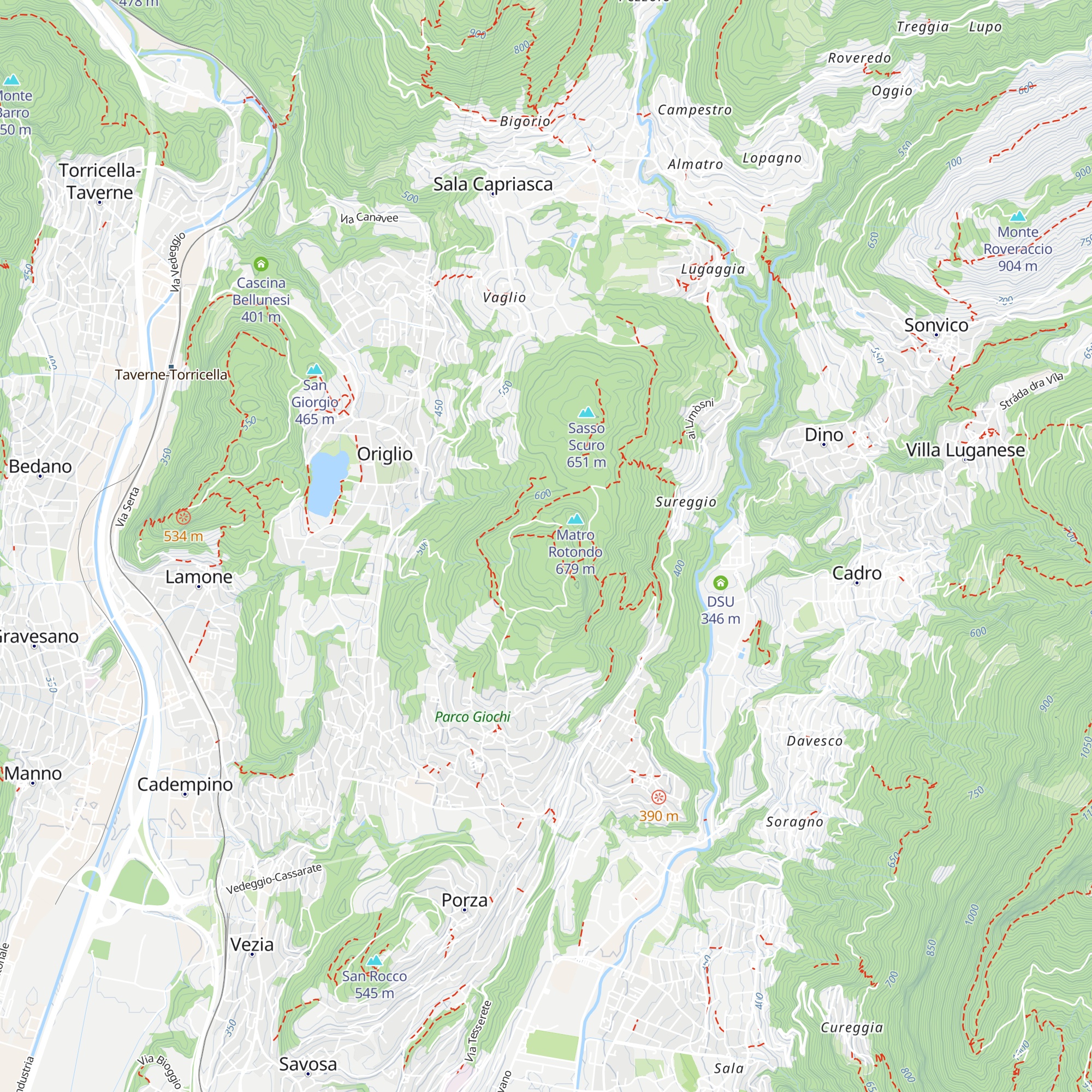 Casetta nel bosco map