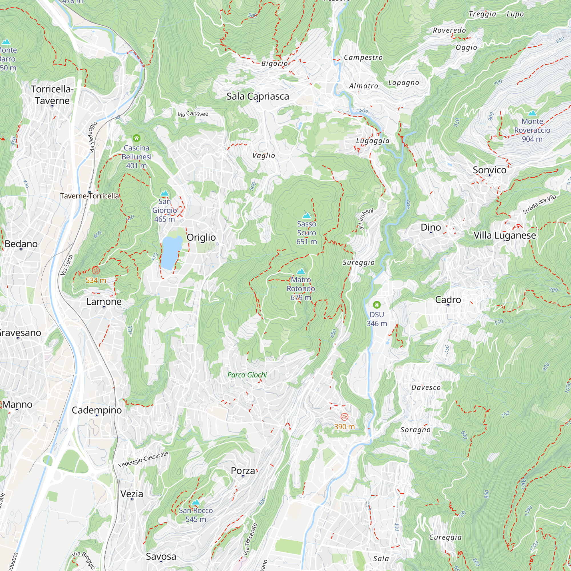 Casetta nel bosco map