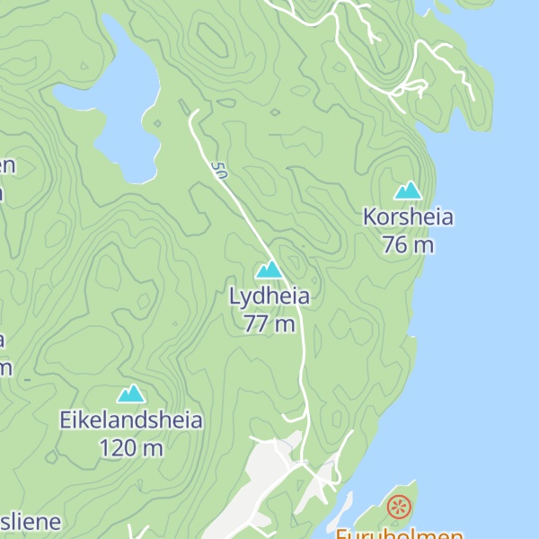 Map of Lydheia