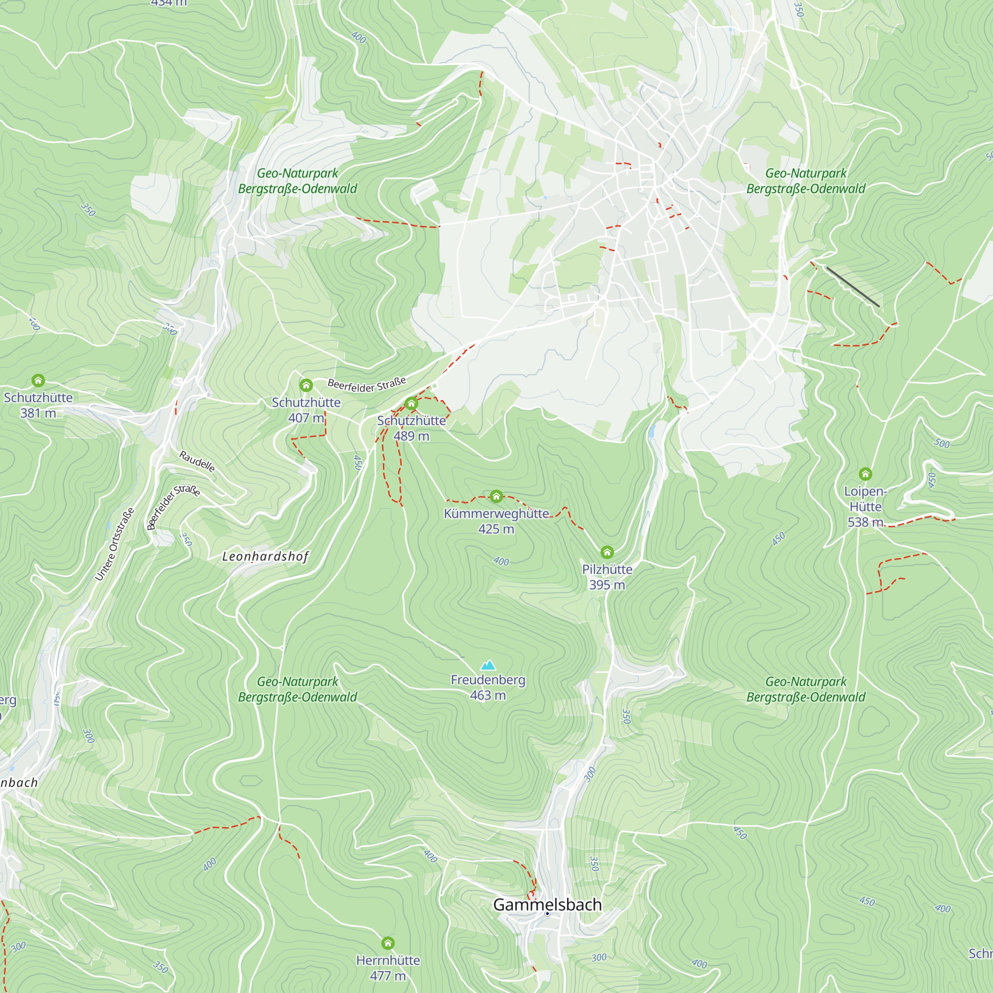 Kümmerweghütte map