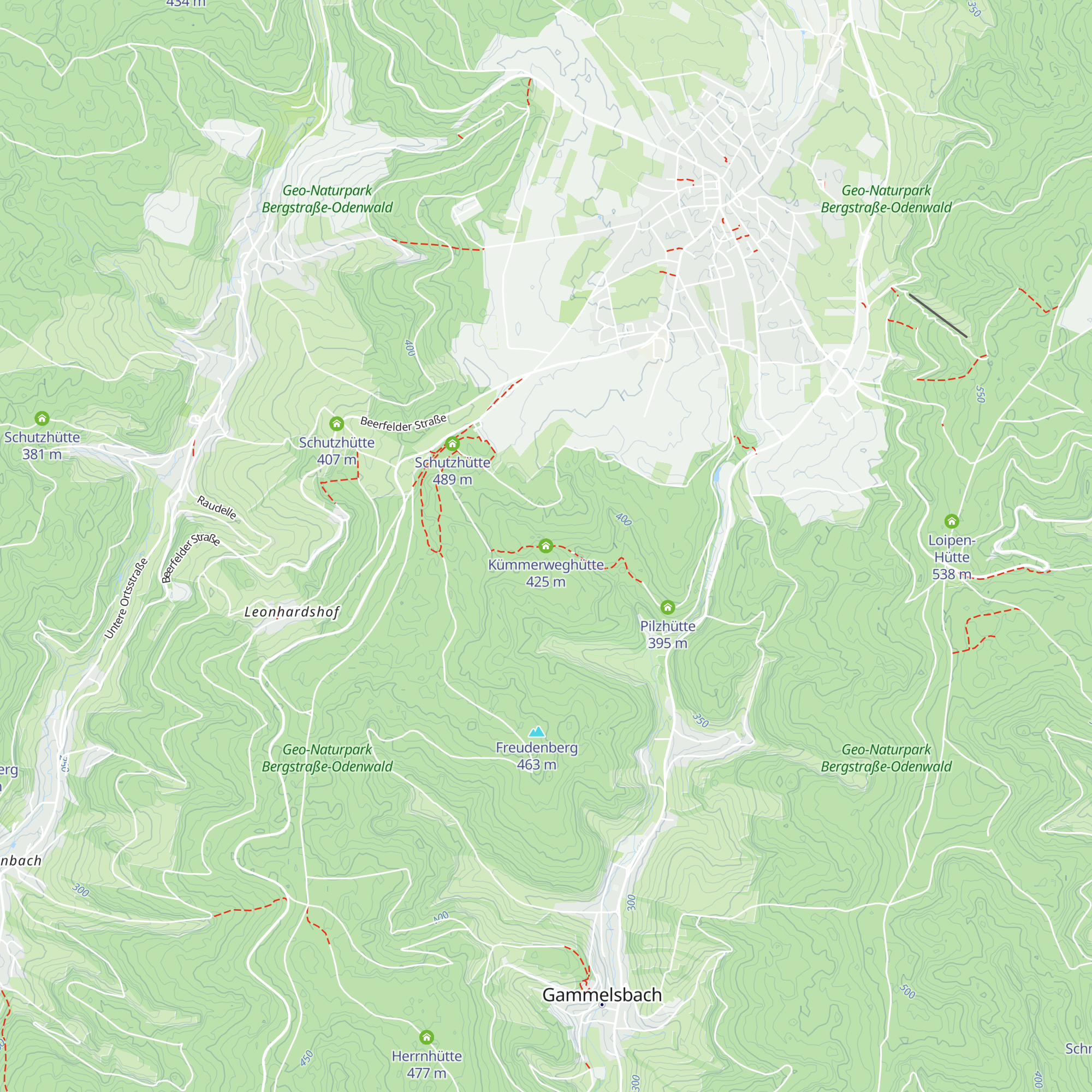 Kümmerweghütte map