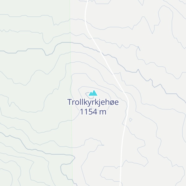 Map of Trollkyrkjehøe