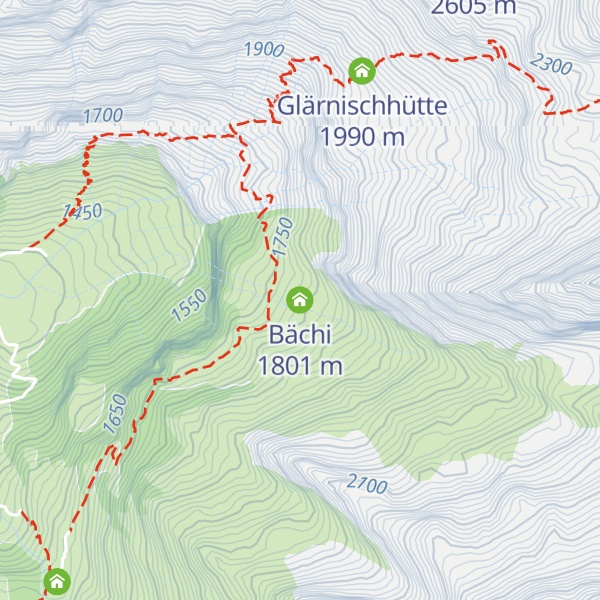 Map of Bächi