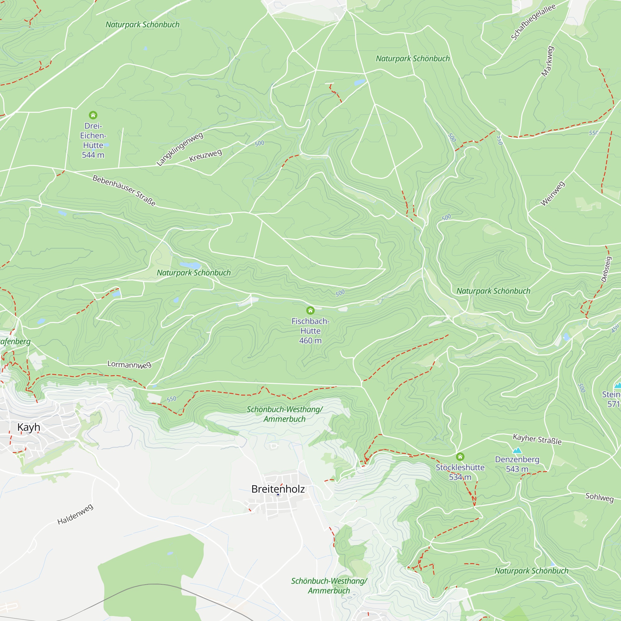 Fischbach-Hütte map