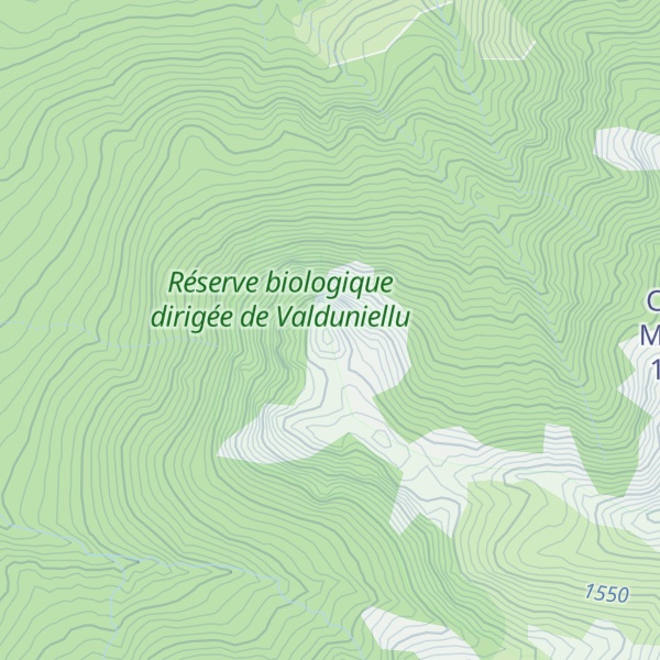 Map of Capu di Valadru