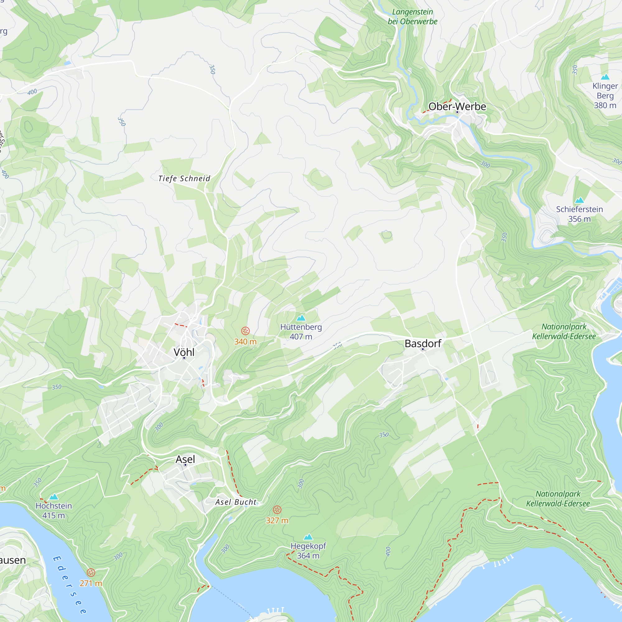 Auf dem Hüttenberg map