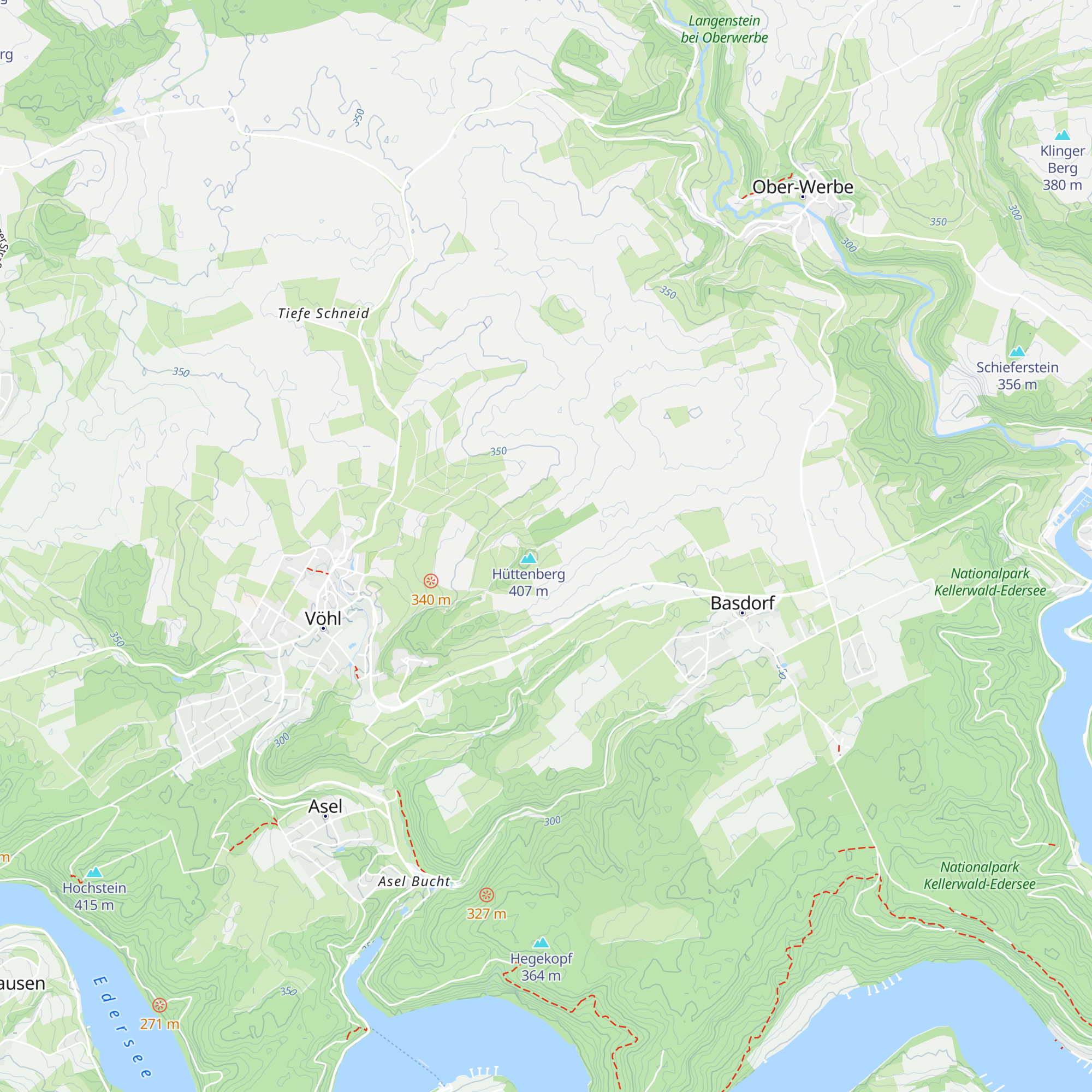 Auf dem Hüttenberg map