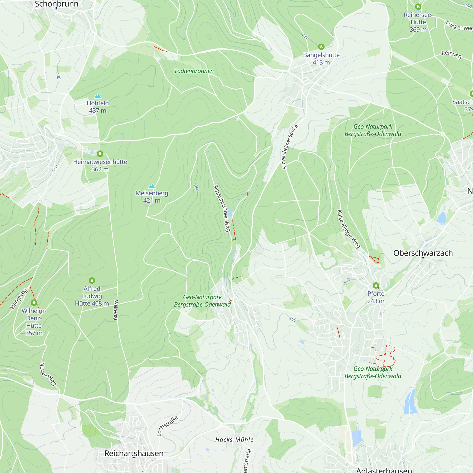 Michelseehütte map