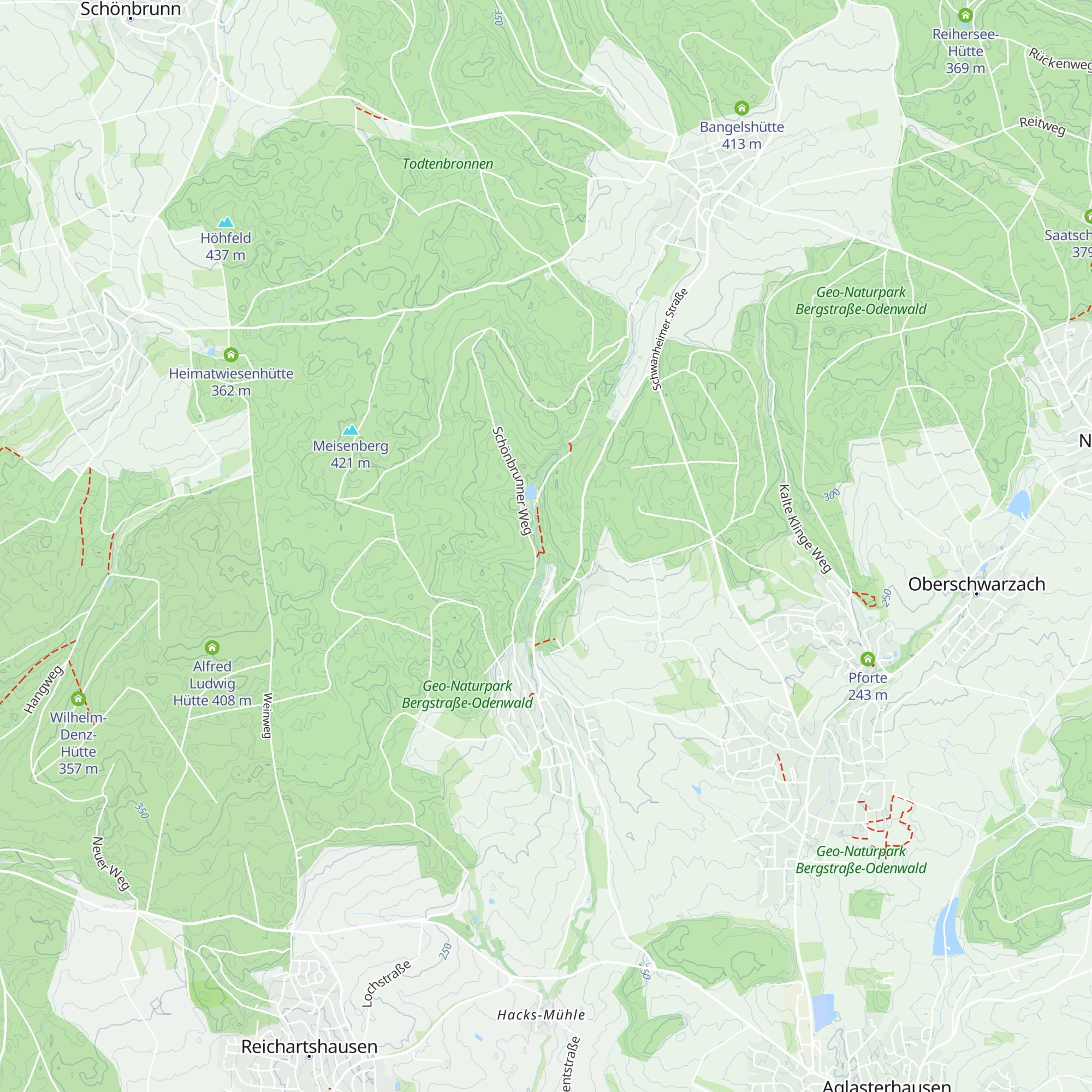 Michelseehütte map