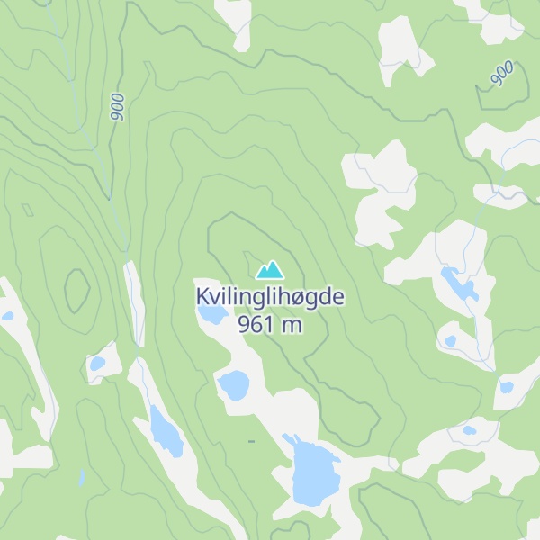 Map of Kvilinglihøgde