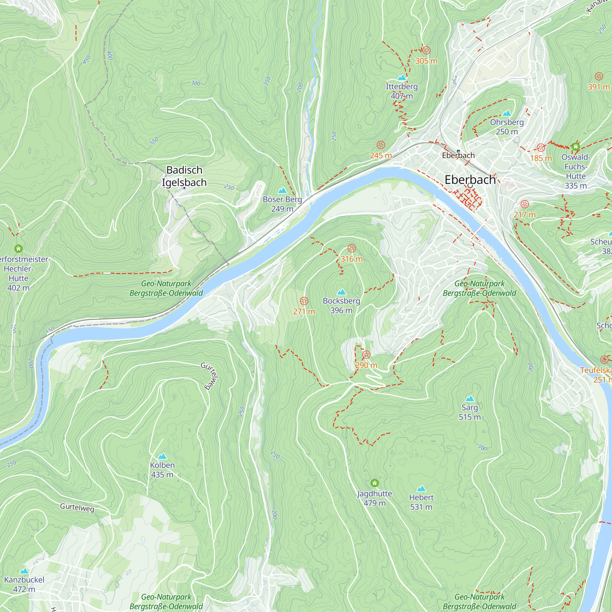 Karl-Sohns-Hütte map