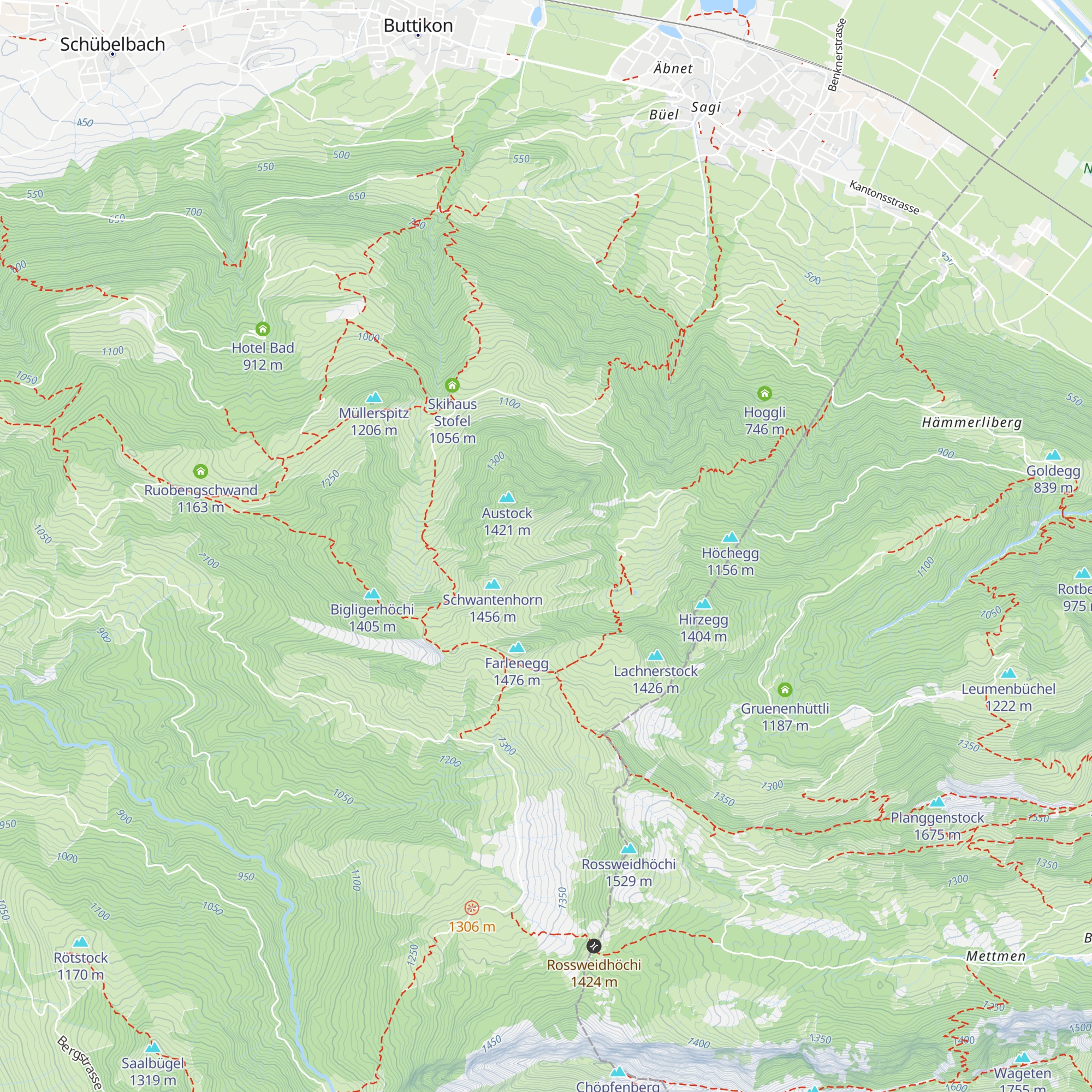 Schattenlangnacht map