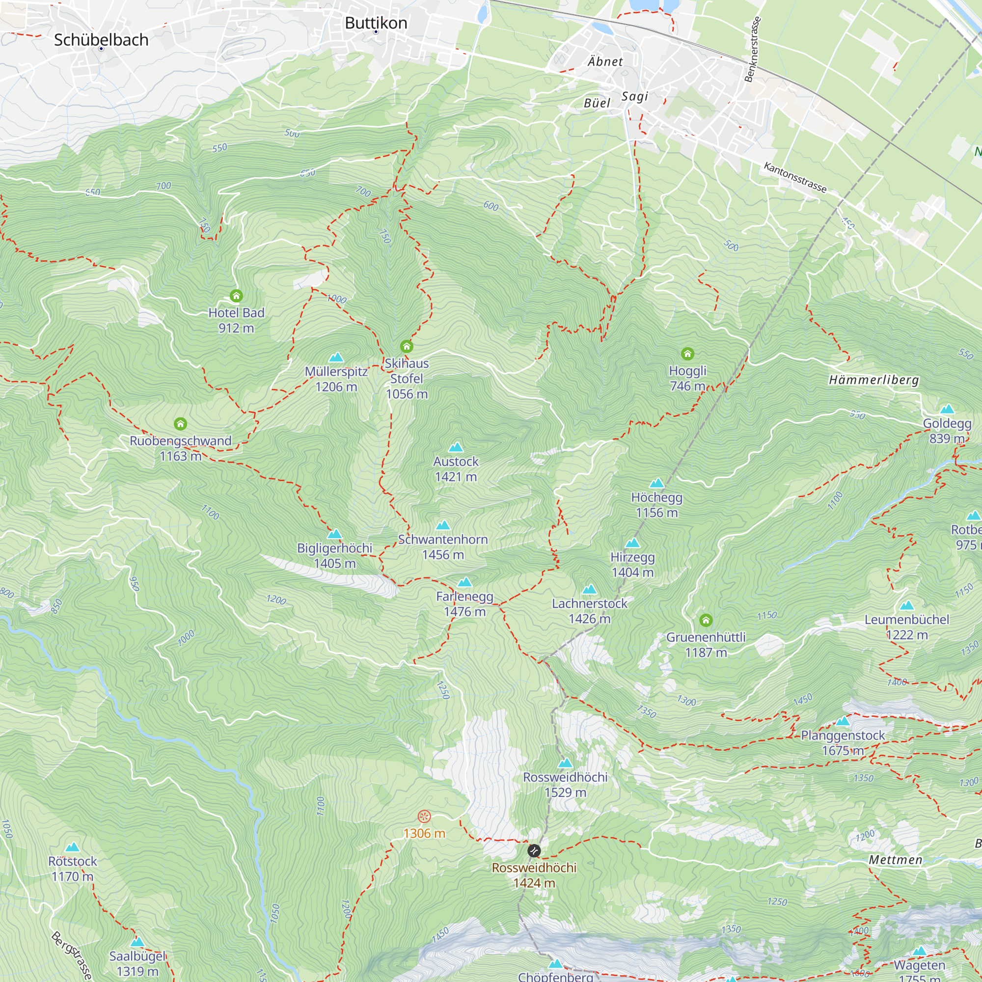 Schattenlangnacht map