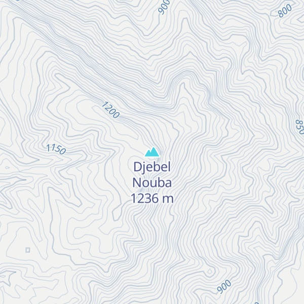 Map of Djebel Nouba