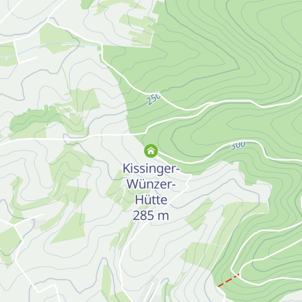 Map of Kissinger-Wünzer-Hütte