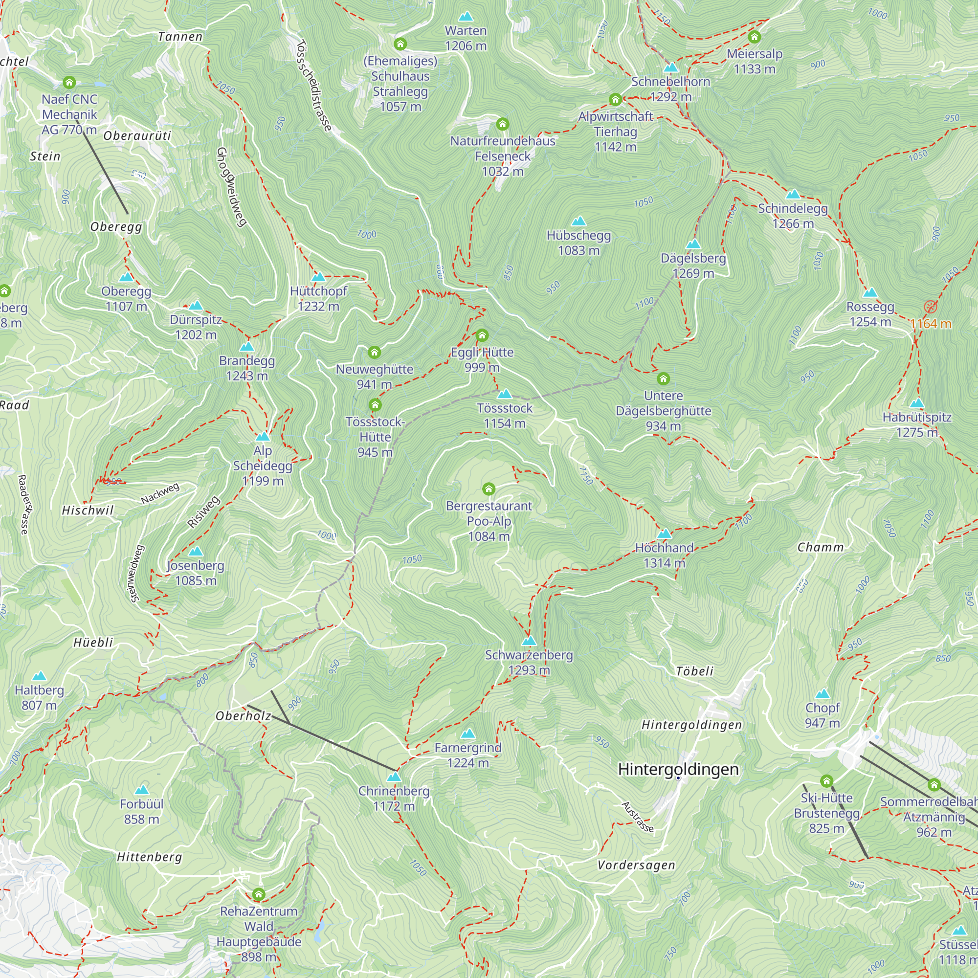 Bergrestaurant Poo-Alp map