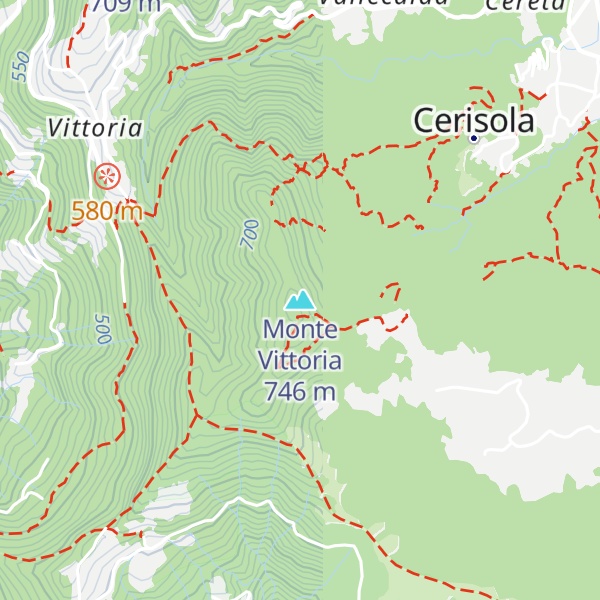 Map of Monte Vittoria