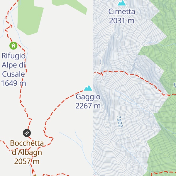 Map of Gaggio