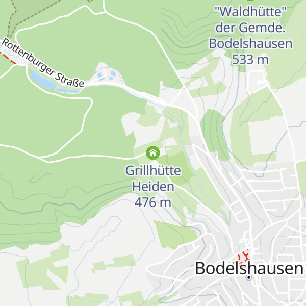 Map of Grillhütte Heiden