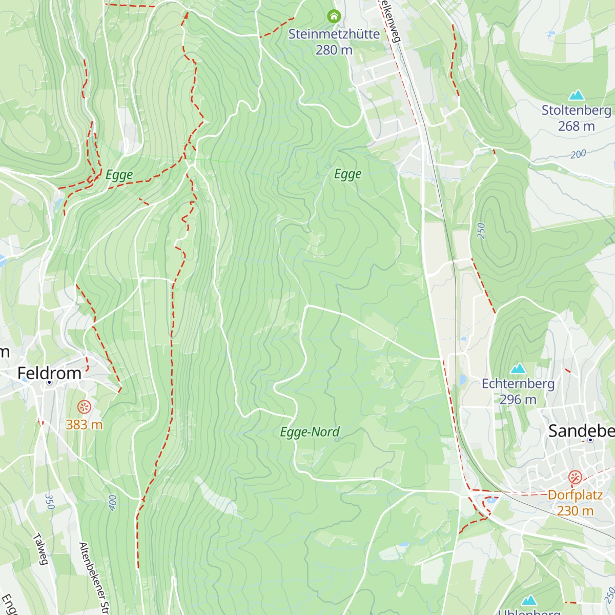 Kamlah Hütte map