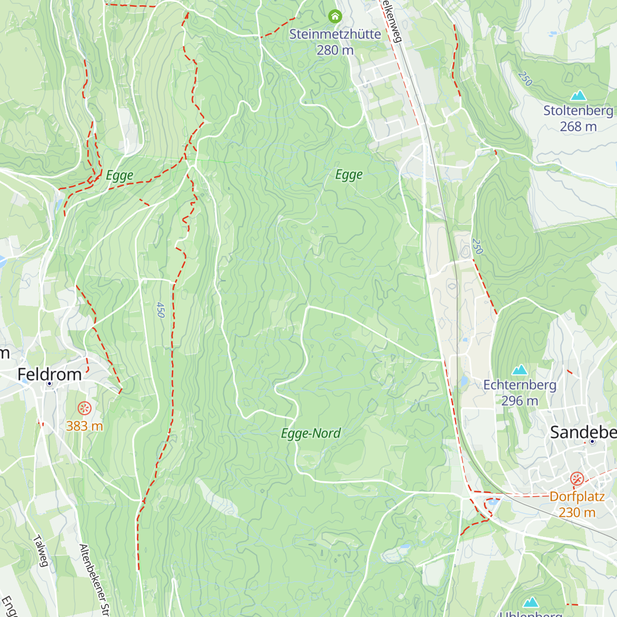 Kamlah Hütte map