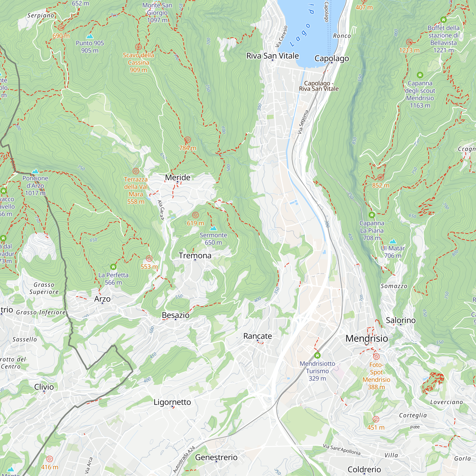 Grotto Grassi map