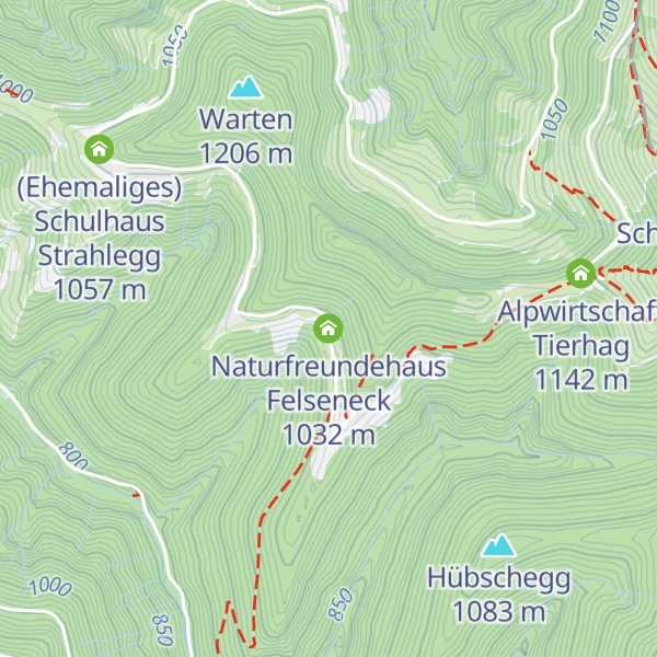 Map of Naturfreundehaus Felseneck