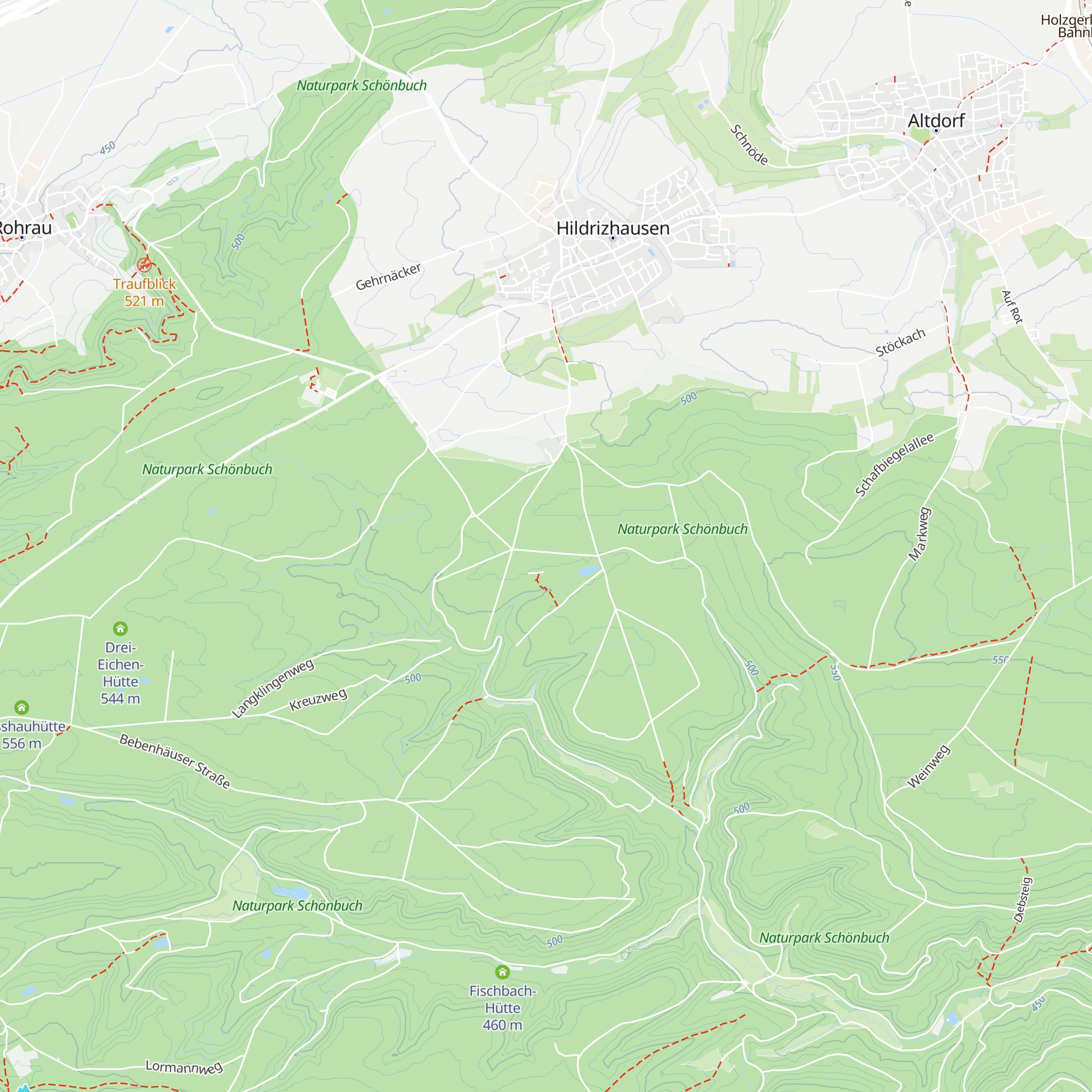 Kohlhauhütte map