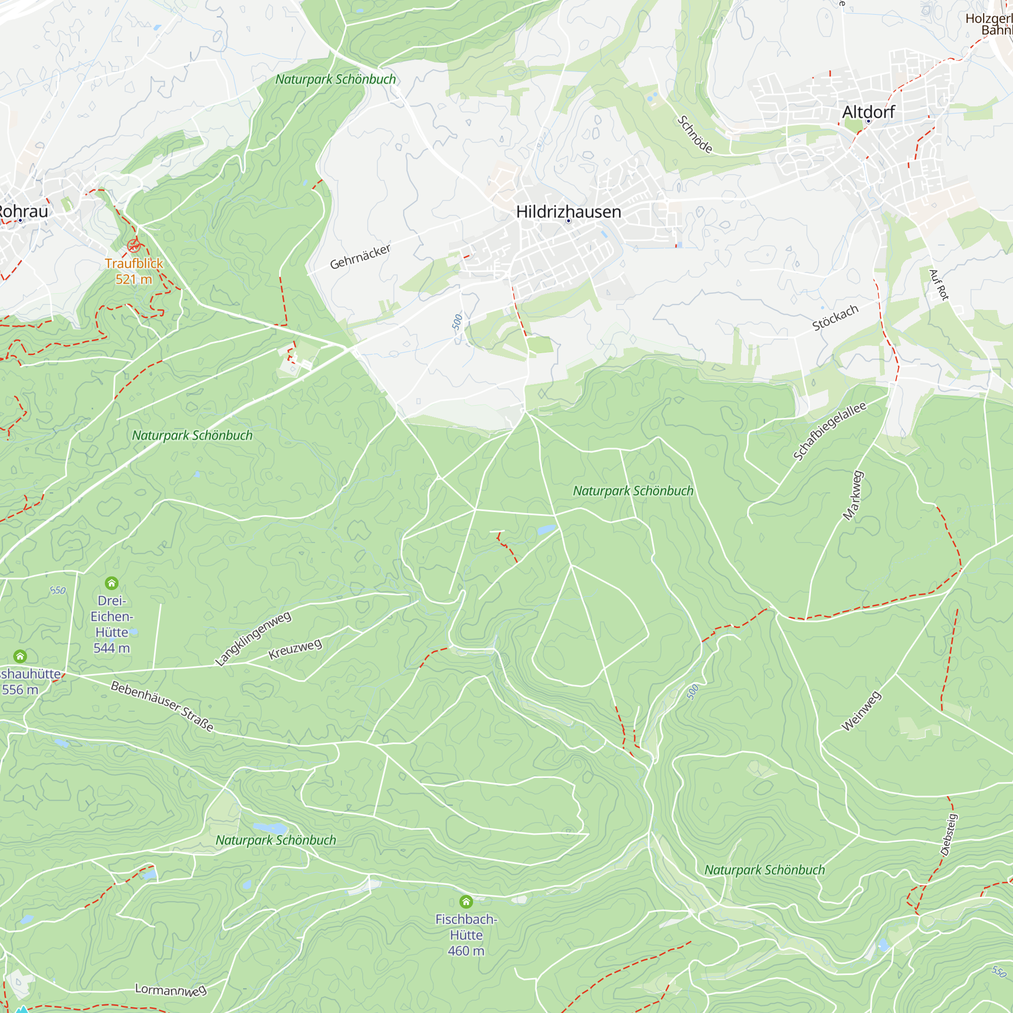 Kohlhauhütte map
