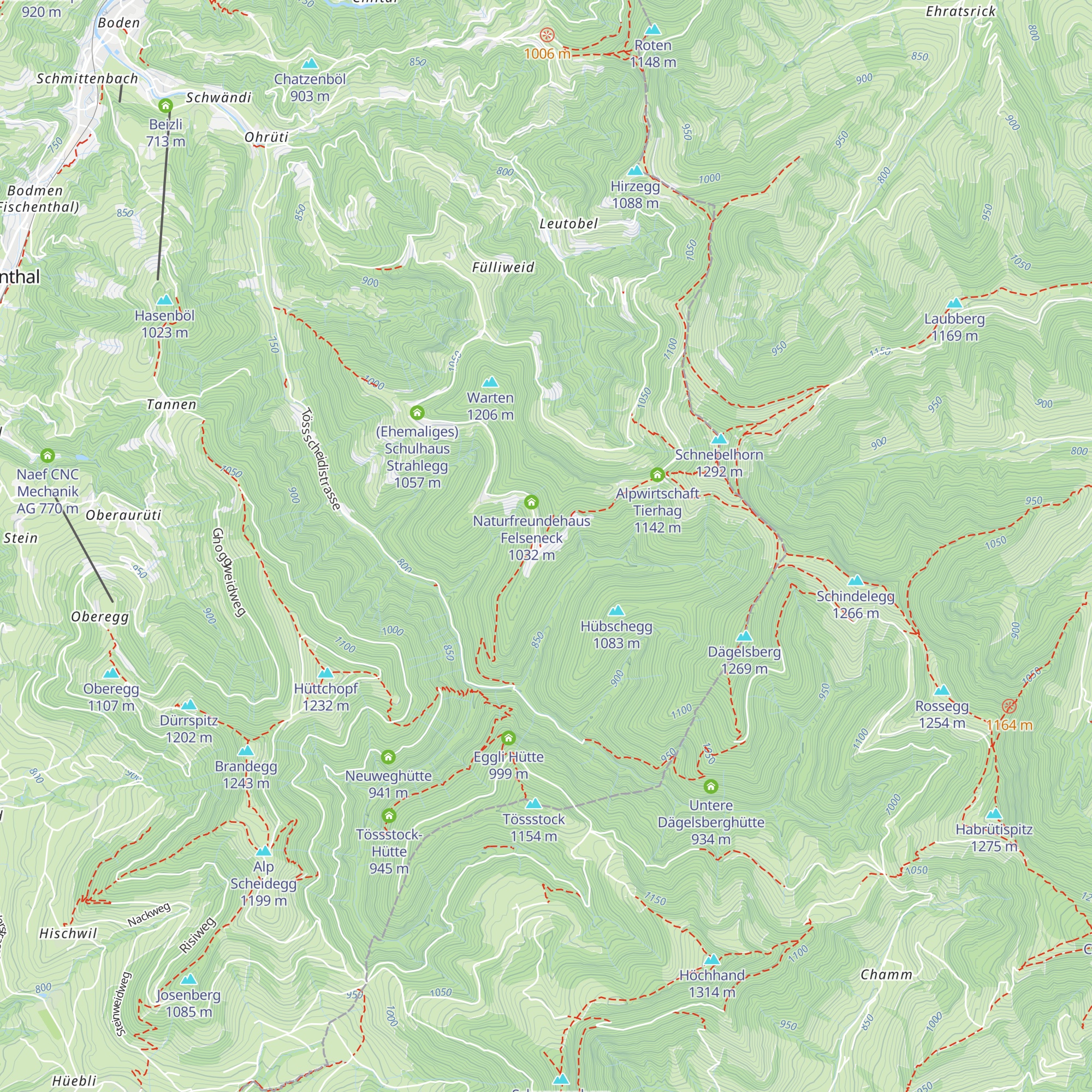 Berggasthaus Sennhütte map