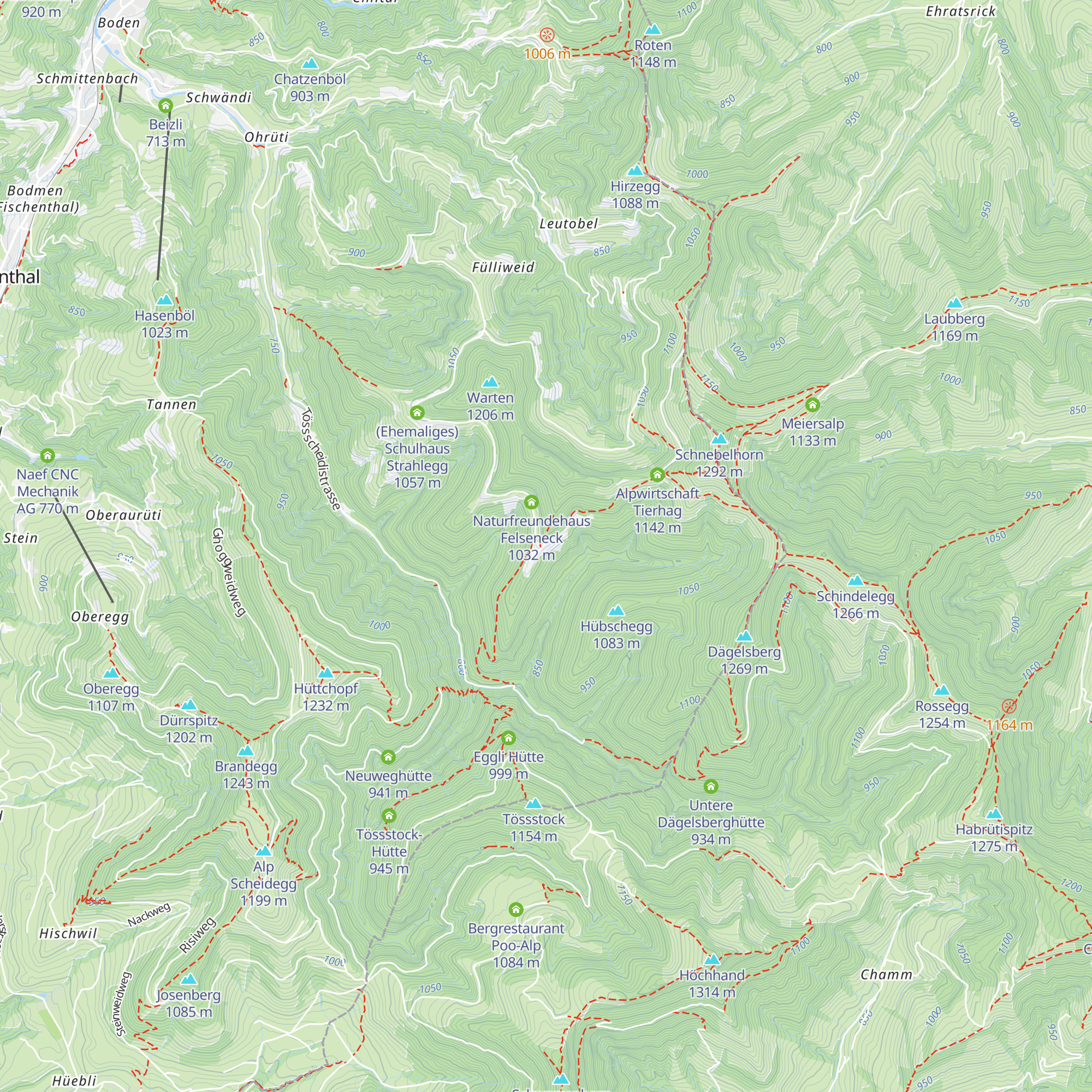 Berggasthaus Sennhütte map