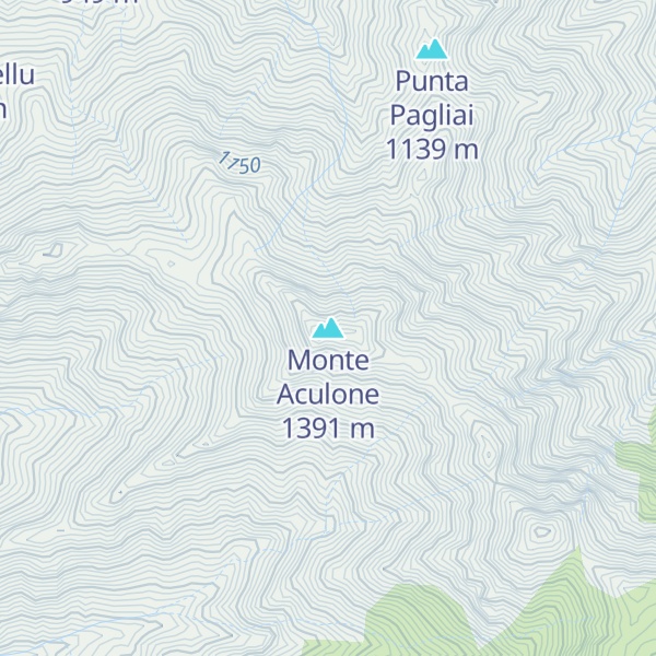 Map of Monte Aculone