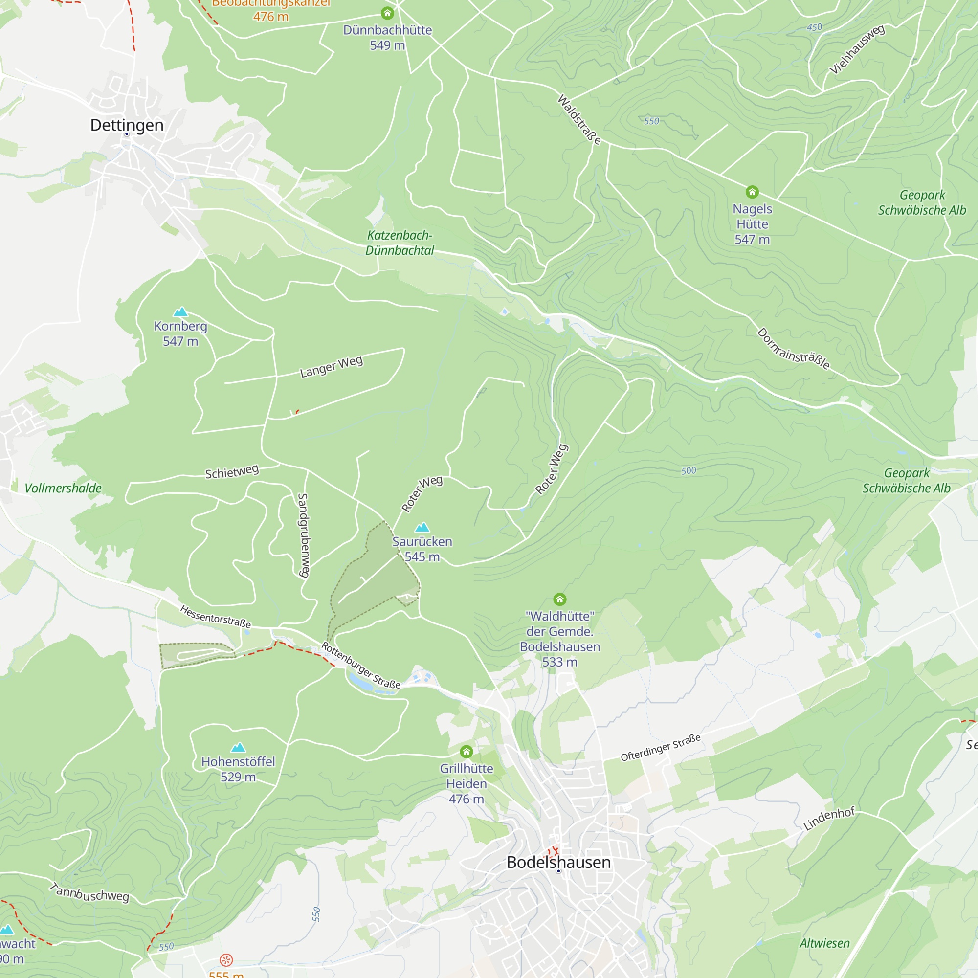 Habermaas-Hütte map