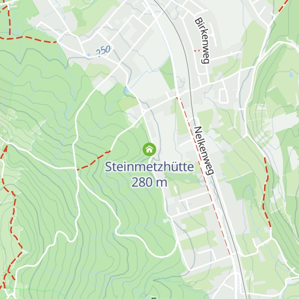 Map of Steinmetzhütte