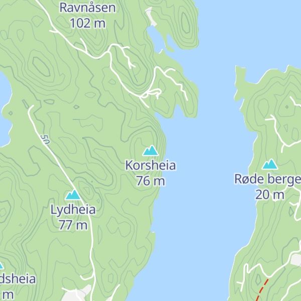 Map of Korsheia