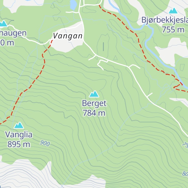 Map of Berget