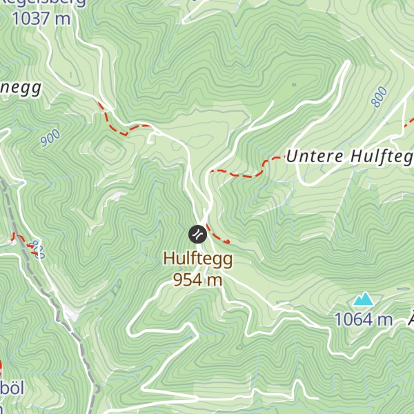 Map of Gasthaus Hulftegg