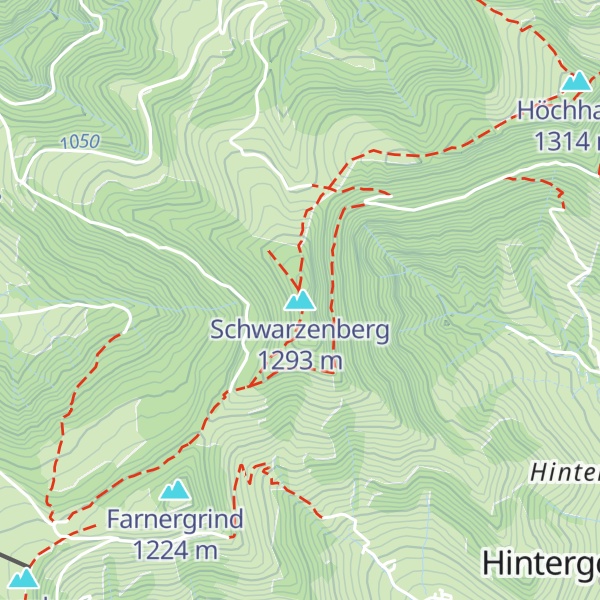 Map of Schwarzenberg