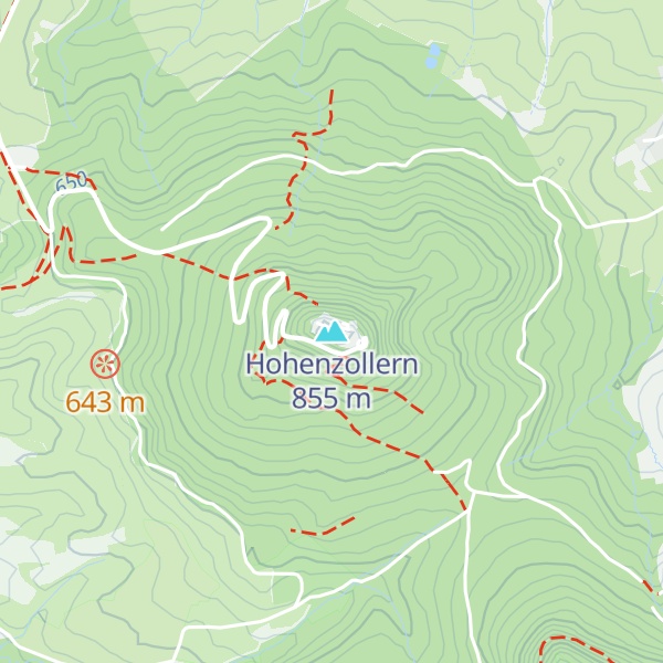 Map of Hohenzollern
