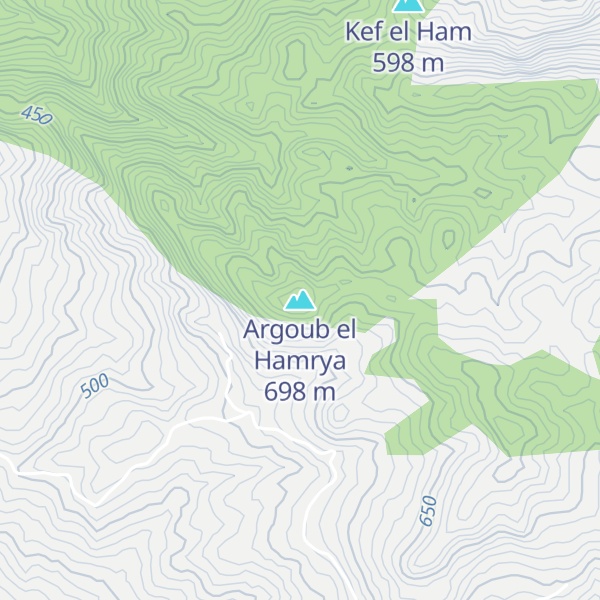 Map of Argoub el Hamrya