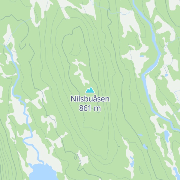 Map of Nilsbuåsen